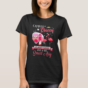 T-shirt Camper Queen Classy Sassy Smart Assy