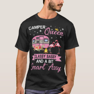 T-shirt Camper Queen Classy Sassy Smart Assy Camping RV