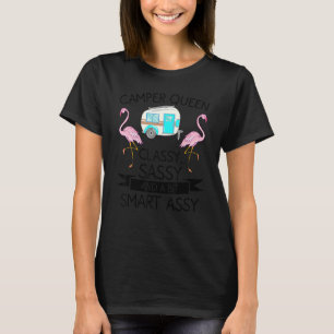 T-shirt Camper Queen Sassy Pour Femmes Rv Camping