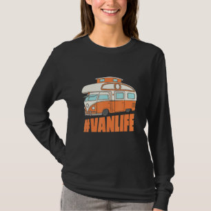 T-shirt Camper Retro Vintage Van Life Caravan 3
