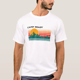 T-shirt Camper Tropical Camper Sunny Camp Humour de voyage