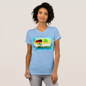 T-shirt Camper Vintage Retro customisé (Devant entier)