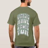 T-shirt Campers A S'more Amusants Super Rétro Camping (Dos)