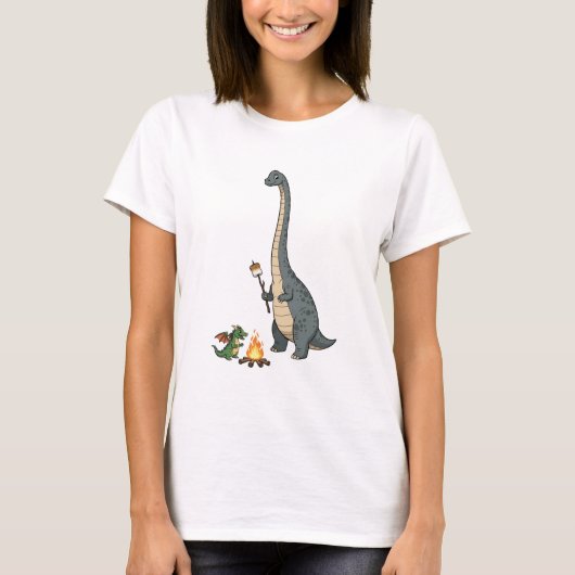 T-shirt Campfire Dinosaurs (Devant)