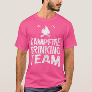 T-shirt Campfire Drague Team Funny Camping Lover Cadeau