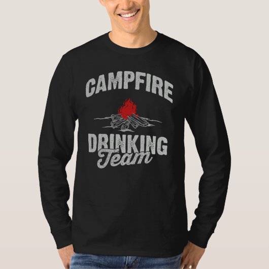 T-shirt Campfire Drinking Team (Devant)