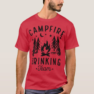 T-shirt Campfire Drinking Team