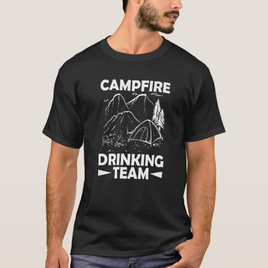 T-shirt Campfire Drinking Team 8 (Devant)