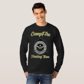 T-shirt Campfire Drinking Team Camping  Camper (Devant entier)