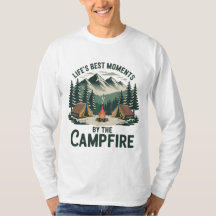 Campfire Moments Vintage Mountain Design  Men’s