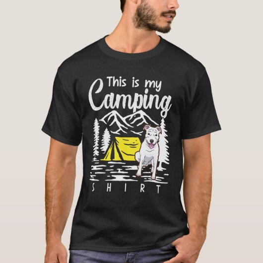T-shirt Campfire Pitbull C'est Mon Camping (Devant)