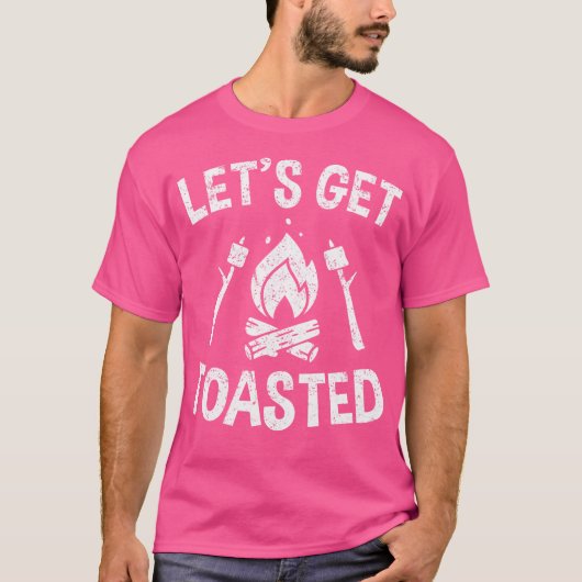 T-shirt Campfire Smores Marshmallows Camping - Allons-Y (Devant)