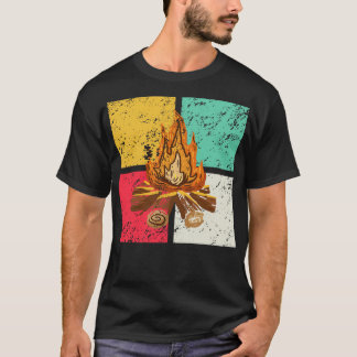 T-shirt Campfire Vintage