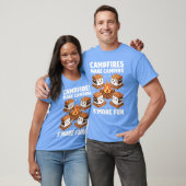 T-shirt Campfires Make Camping Smore Fun Nature Camp Fire  (Unisexe)