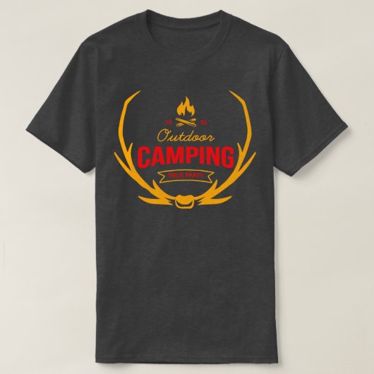 T-shirt camping (Design devant)