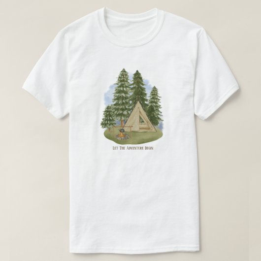 T-shirt Camping (Design devant)