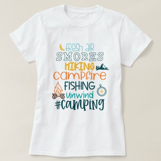 T-shirt Camping (Design devant)