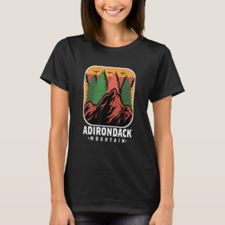 T-shirt Camping Adirondack Randonnée Mountain Nature Trave