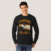 T-shirt Camping Adventure Inspirational Amusing Camping Qu (Devant entier)