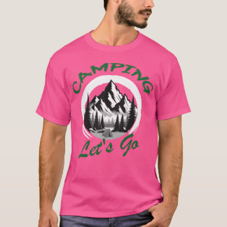 T-shirt Camping Allons-y ami