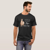 T-shirt Camping Alpaca Tente Funny Llama Love Pun Citation (Devant entier)