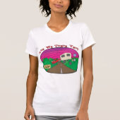T-shirt Camping amusant (Devant)