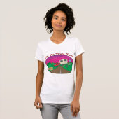 T-shirt Camping amusant (Devant entier)