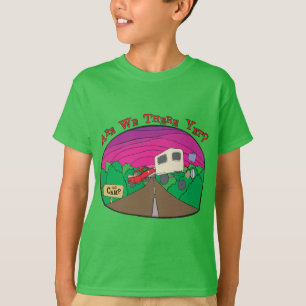T-shirt Camping amusant