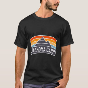 T-shirt Camping amusant de grand-mère avec nuitée Camping 