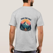 T-Shirt Camping au Coucher du Soleil (Dos)