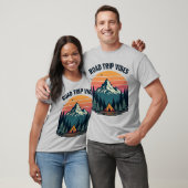 T-Shirt Camping au Coucher du Soleil (Unisexe)