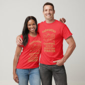 T-shirt Camping avec garçon scottishterrier (Unisexe)