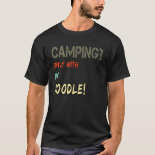 T-shirt Camping Avec Tente De Chien Camper Van Vintage Seu