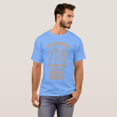 T-shirt Camping avec un garçon Great Dane (Devant entier)