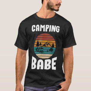 T-shirt Camping bébé, femme camper, camping, camping, camp