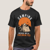 T-SHIRT CAMPING BECAUSE WIFI IS OVERRATED OUTDOOR ADVENTUR (Devant)