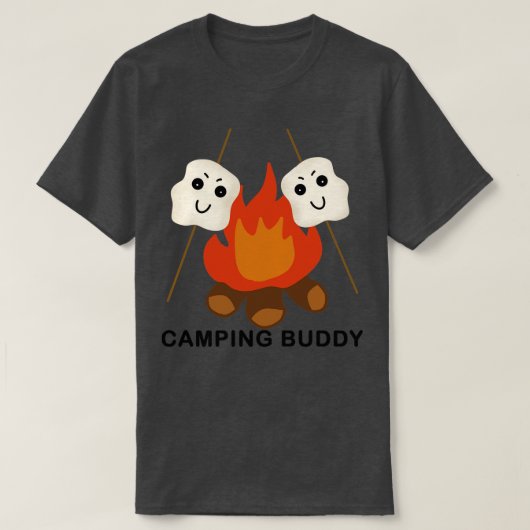 T-shirt camping BUDDY (Design devant)