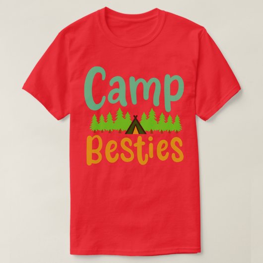 T-shirt Camping Camper Camp 1 (Design devant)