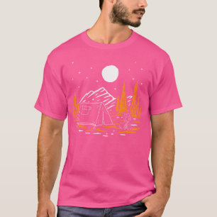 T-shirt Camping Camper Camp extérieur Lover Wanderlust Nat