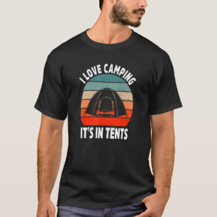 T-shirt Camping Camping Tente Nature Camping Camping Carav