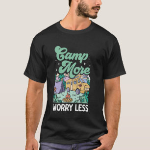 T-shirt Camping-car Caravane Rétro Camping Caravane Remorq