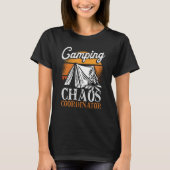 T-shirt Camping Chaos Coordinator Camping (Devant)