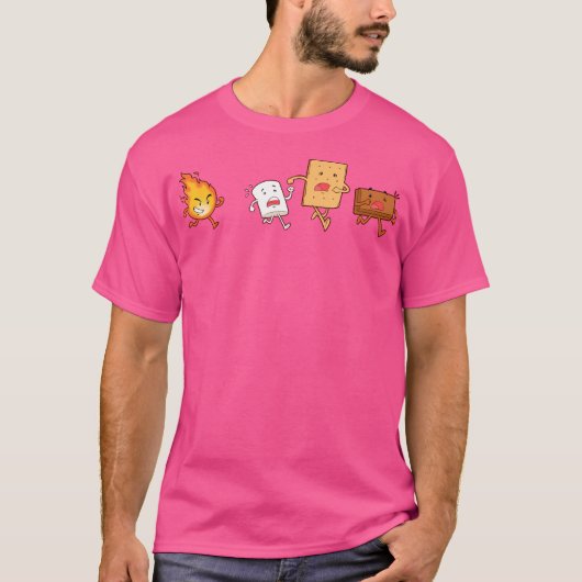 T-shirt Camping Chef Gift S'Mores Camp Fire (Devant)