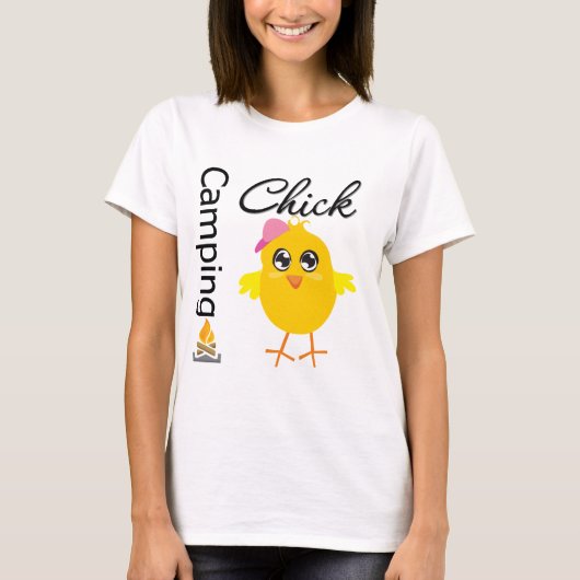 T-shirt Camping Chick (Devant)