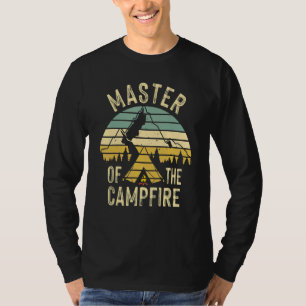 T-shirt Camping cool Master Camping Pour Enfants Hommes Fe