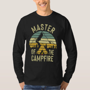 T-shirt Camping cool Master Camping Pour Enfants Hommes Fe