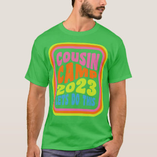 T-shirt Camping Cousin Camp 2023 Camping Famille Cr.