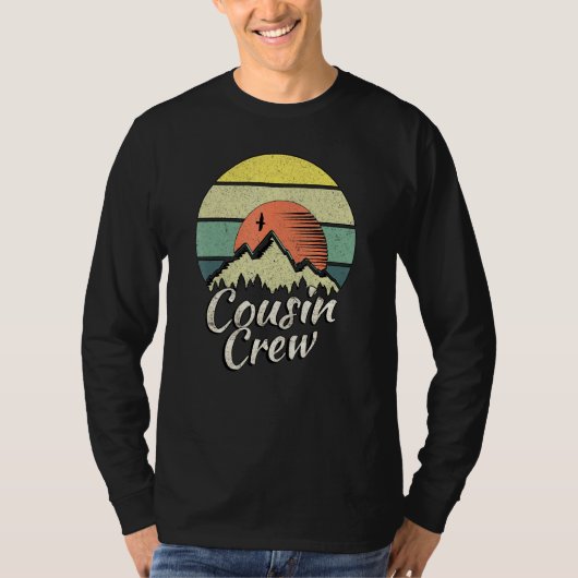 T-shirt Camping Cousin Crew Camp d'été extérieur le couche (Devant)