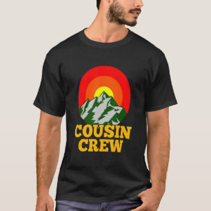 T-shirt Camping Cousin Crew Kids Correspondant Tee - shirt