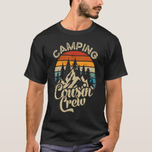 T-shirt Camping Cousins Crew Camp Famille Extérieur Été T